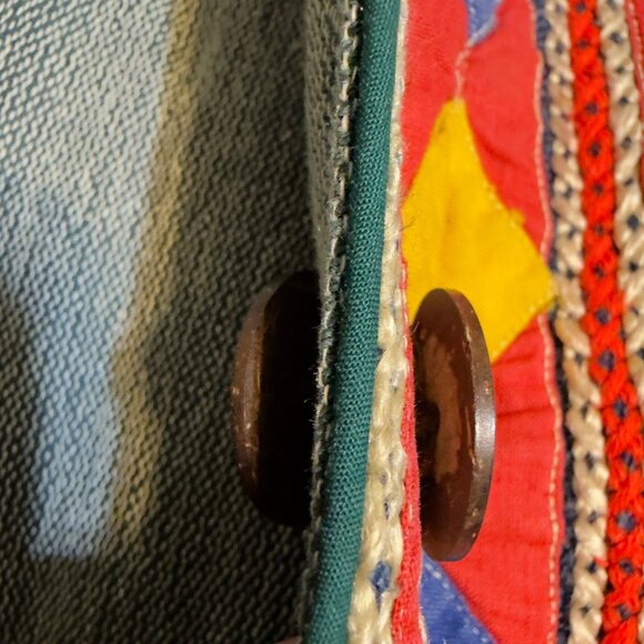 Vintage Hmong Handmade Indigo Embroidered Jacket/One of a Kind! Reversible! - Picture 13 of 16